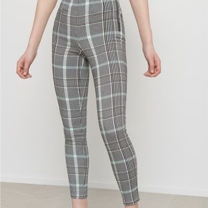 High rise plaid skinny pants from dynamite size XS